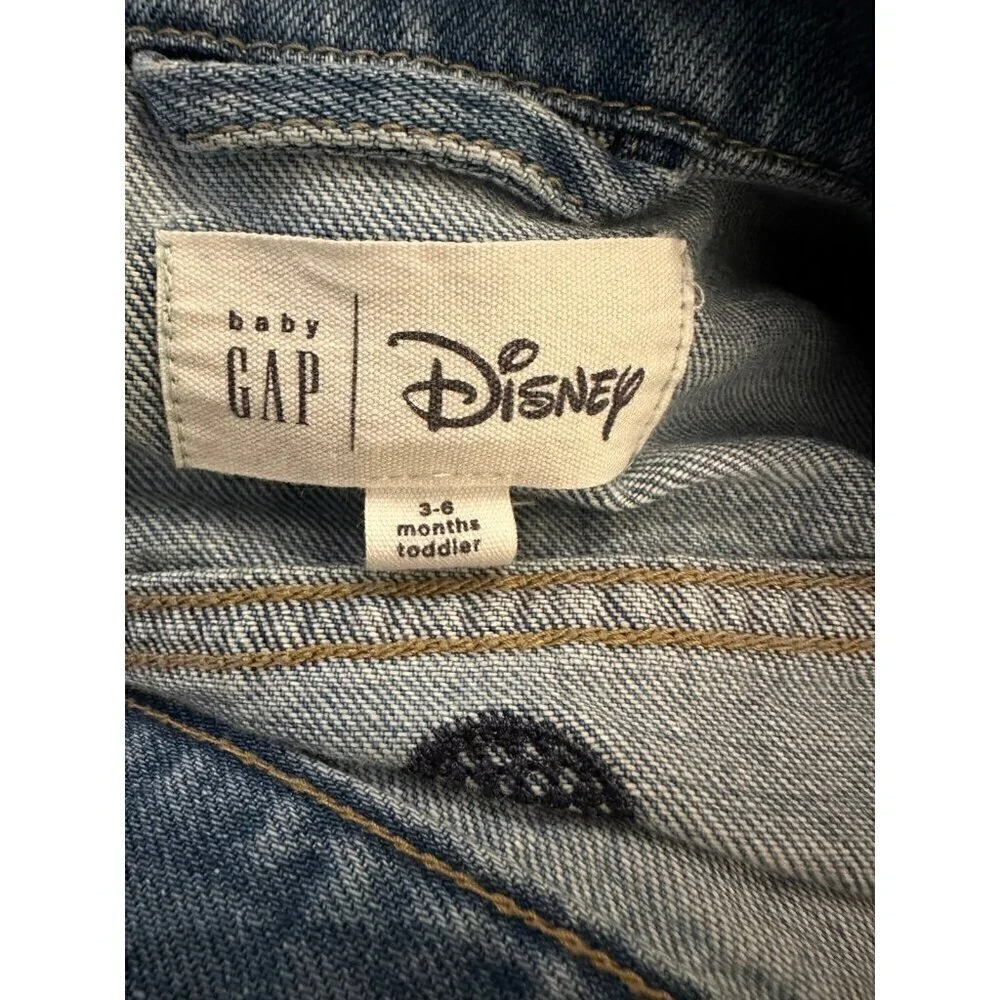 Baby Gap Disney Mickey Mouse embroidered Jean Jacket